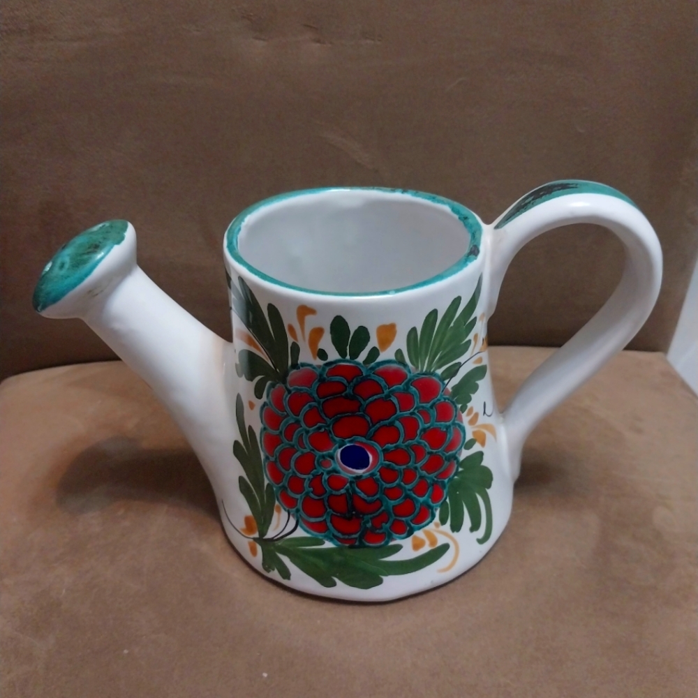 Italian handpainted watering pot